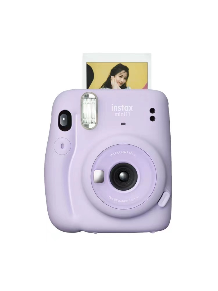 富士instax立拍立得 一次成像相機 mini11 丁香紫 含mini11專(zhuān)屬配件盒